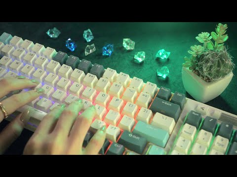 ASMR Extremely Relaxing Triggers for Deep Sleep (Typing, Tapping, etc)