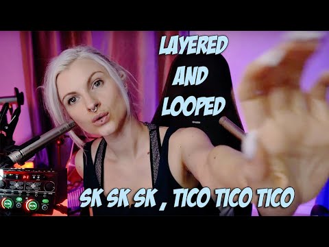 ASMR Sk SK SK , Tico Tico Tico looped and layered for intense tingles