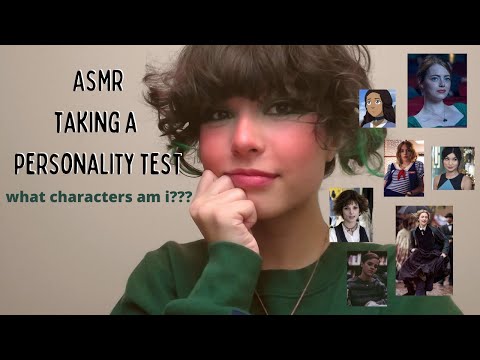 ASMR - taking a personality test!!! (purely whispered)