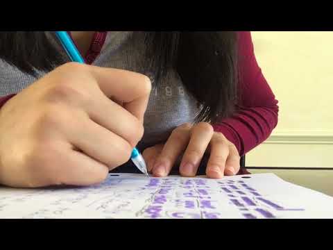 Asmr-Writing and Reading 📖 ✏️ (Pencil,pen,marker,mechanical pencil)