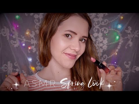 ASMR GLOWY • SPRING • LOOK | Doing my Makeup 💄 Sanft Makeup auftragen in German/Deutsch