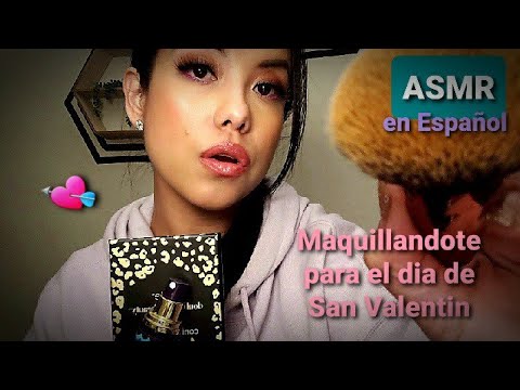 ASMR en Español💄Makeup💄Roleplay Mejor Amiga Maquillandote para Valentine's Day