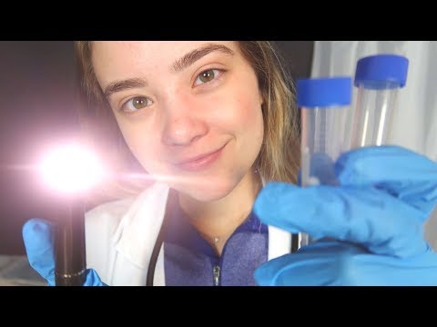 ASMR DOCTOR FACIAL RESEARCH EXAM ROLEPLAY! 🔍 Examining You, Gloves, Light, Whispering