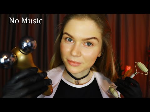 ASMR Relaxing Face Massage, Personal Attention ~ No Music