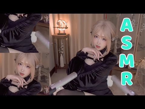 ASMR Cute Girl Kiss & Lick into Your Ear Relaxing