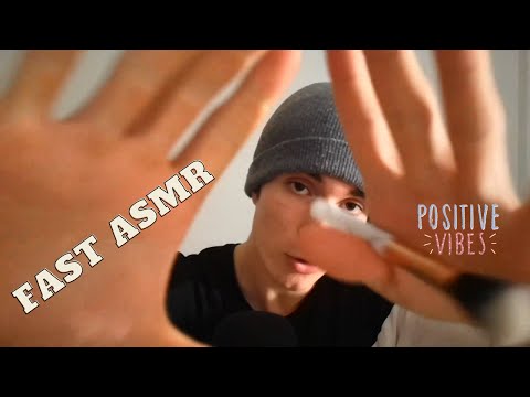 💆Fast ASMR (mouth sounds, visual, tapping, inaudible)💆