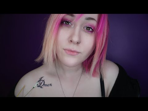 ASMR | Tattoo Tracing [whispered meaning & rain ambience]