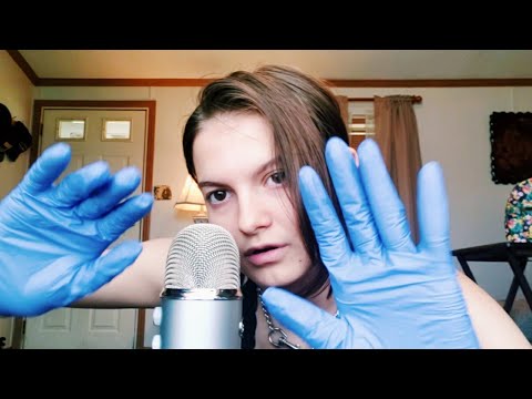 ASMR Putting You To Sleep With Latex Gloves (lots of crinkles🤤)