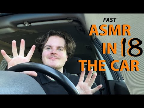 Fast & Aggressive ASMR in the Car 18 lofi Hand Sounds, Invisible triggers,Gripping&Scratching+Visual