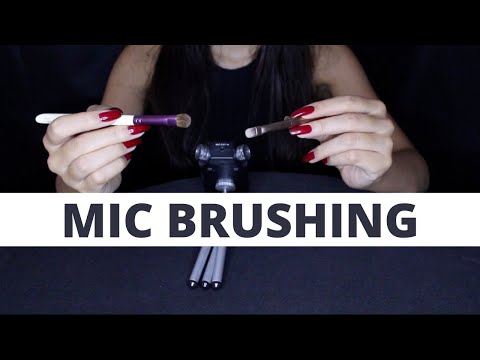 ASMR MICROPHONE BRUSHING (NO TALKING)