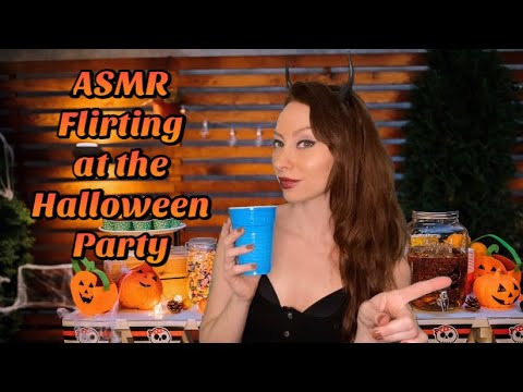 ASMR Roleplay - Flirting with You at the Halloween Party [Gender Neutral]