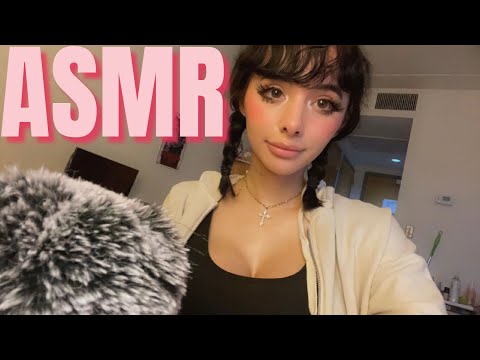 ASMR | ☺️❤️Soft Whispering while rambling (tingly mouth sounds)