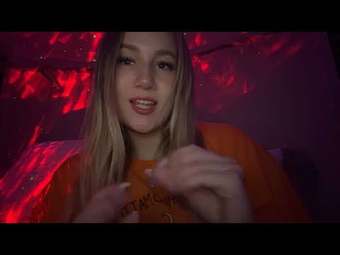ASMR lofi hand movements with some whispering ♡