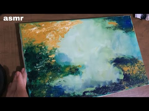 (unintentional asmr) pintando um quadro para tuti