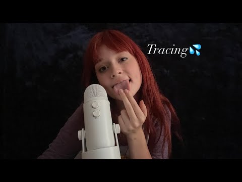 ASMR Spit Painting Trigger Words on You💦 (tongue swirling, personal attention)