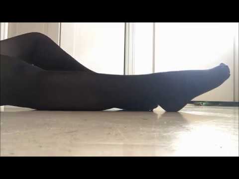 .::ASMR::. Rubbing my opaque black tights together pt. 2