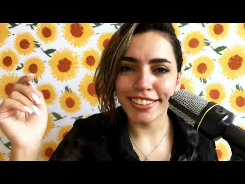 ASMR / Wet your face with my spit and a wonderful painting / ASMR Spit painting you
