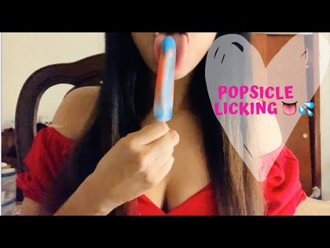 ASMR- Popsicle Licking Sucking {Indian Girl}