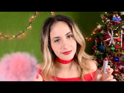 Ti trucco per la festa di Natale 🎄 | ASMR ITA | Roleplay • Make-up