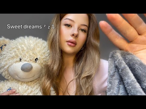 ASMR | Tucking You Into Bed 💤 Let Me Take Care Of You ❤️ (personal attention, tapping, fire sounds)