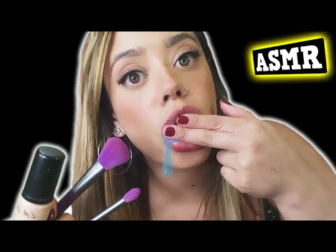 Why this ASMR is so Relaxing?... SPIT PAINTING ASMR from your GIRLFRIEND 🥰