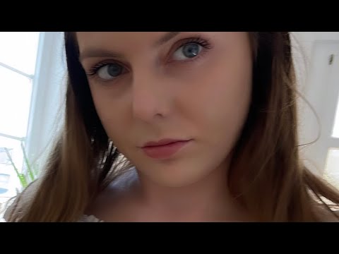ASMR Getting Tingles with Gloves and Oil on my body💦🧤 semi inaudible 💕Sleep well😴