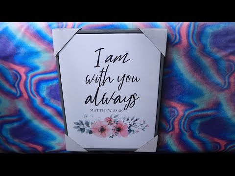 Im Always With You Picture Frame Home Decor ASMR Tapping Triggers