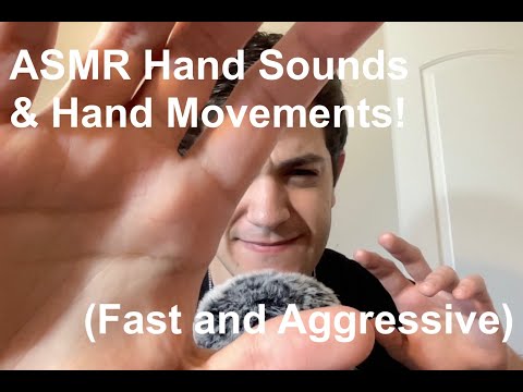 ASMR Hand Sounds, Fast Hand Movements, and Mouth Sounds