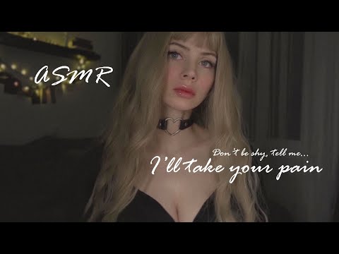 I'll take your pain 💋 | Close whispering ASMR