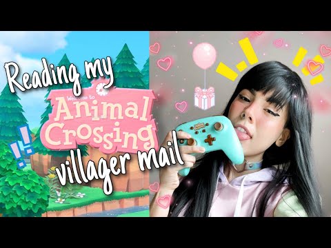 ASMR Reading My Animal Crossing Mail | Whisper | Soft Spoken | Repetition |