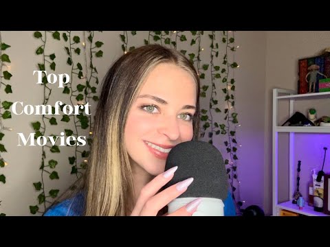 ASMR| Ear-to-Ear Whisper of My Top Comfort Movies 🎥