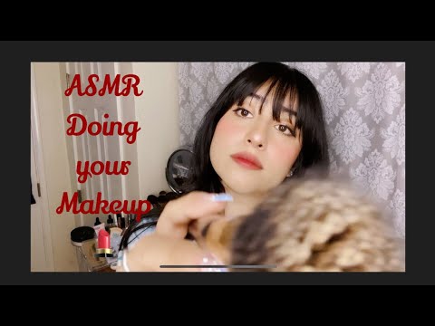 ASMR Doing you make up