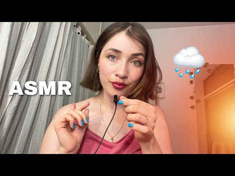 ASMR - charlándo nocturna 🌧 CON LLUVI DE FONDO 😴💤