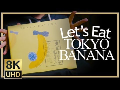 LET'S EAT the BEST SNACK ON EARTH 🍌 TOKYO BANANA! (ASMR, 8K UHD)