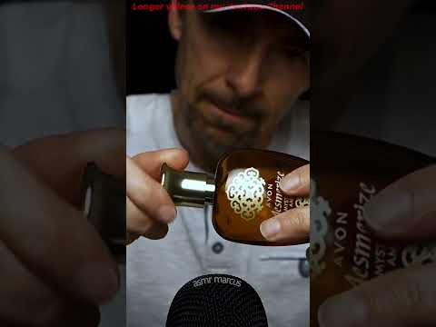 ASMR Perfume bottle tapping and #short