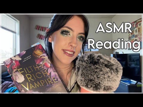ASMR Reading a Vampire Book ~ ear to ear, up close whispers