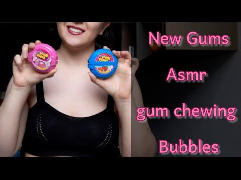 gum chewing asmr #asmr #asmrgumchewing #asmrbubbles