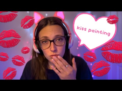 asmr kiss painting !! new trigger 💋