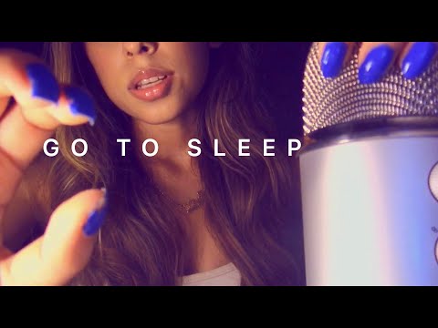 ASMR Fall Asleep in 16 Minutes - Whispers, Repeating, Tapping, Scratching, Layered Sounds
