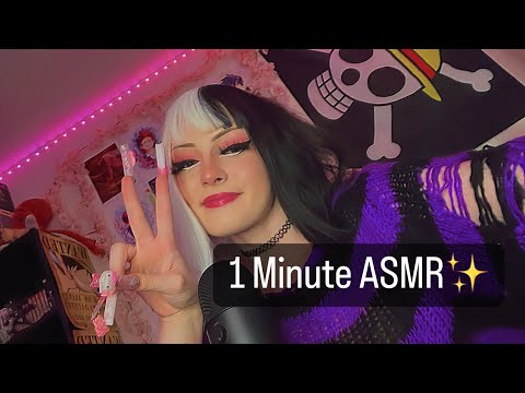 This ASMR video is 1 Minute long💖(whispering & tapping)