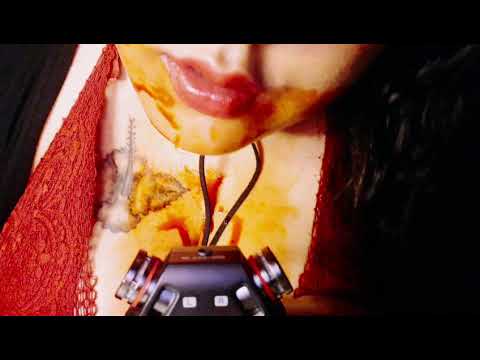 ASMR Wet Tapping Hand Sounds Movements Fake Blood Squirting Goth Binaural Tingles Tascam DR-05X
