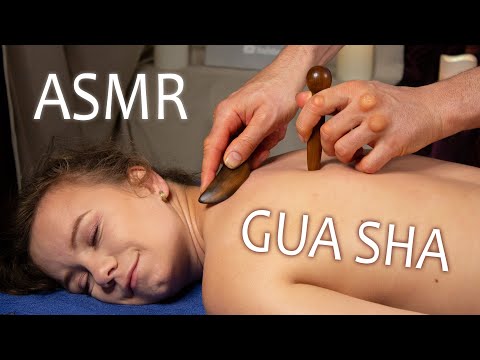 ASMR Back Therapy Gua Sha Massage