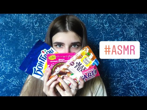 АСМР кушаю вкусняшки от интернет-подруги, итинг || ASMR eating, mouth sounds