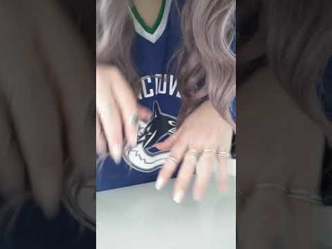 ASMR Slow Hand Movements and Mouth Sounds #shorts