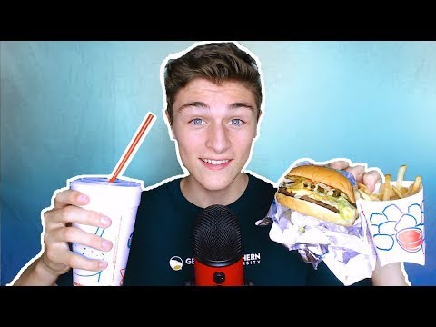 ASMR Eating Sonic *Eating Sounds* | Chewing, Sipping, and Tapping (Mukbang)