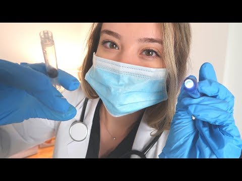 ASMR TINGLE INJECTION! Doctor Roleplay Medical Exam, Sound Test