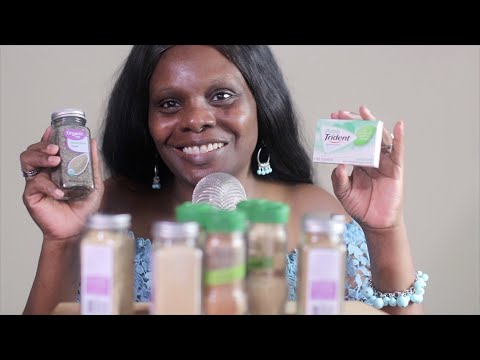 Seasonings [Tapping] ASMR Chewing Gum Sounds