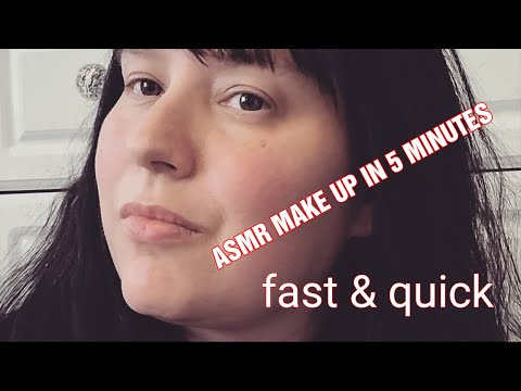 ASMR Make Up in just 5 MINUTES!!! Quick & Fast! Instant Tingles !