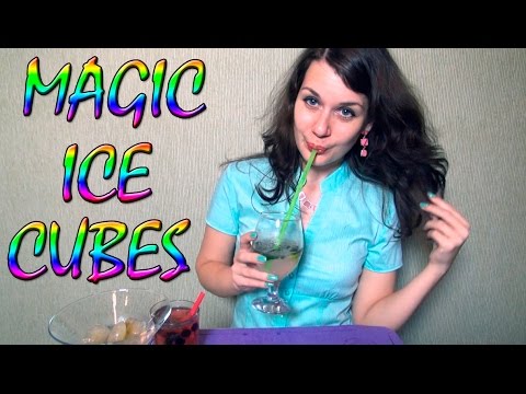 Magic Ice Cubes. Mojito. ASMR Drink. ASMR Facial Massage Ice Cubes.