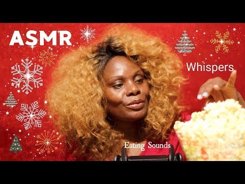 .. Popcorn Time ASMR Eating Sounds Chit Chat Whispers | ASMRThechew